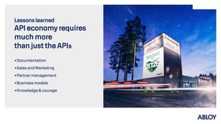 Apidays Helsinki & North 2024 - ABLOY goes API economy – Transformation ...