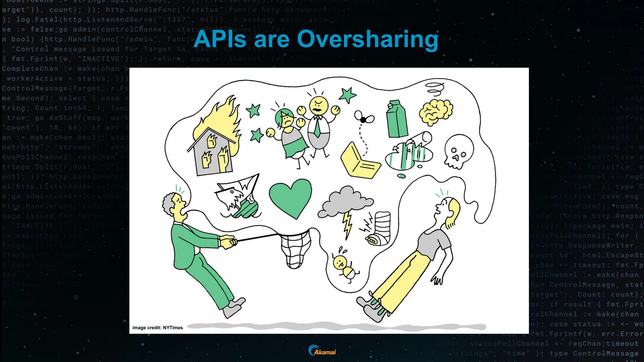 APIs are Oversharing
image credit: NYTimes
 