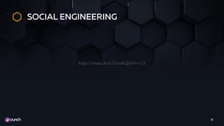 SOCIAL ENGINEERING
23
https://youtu.be/lc7scxvKQOo?t=23
 