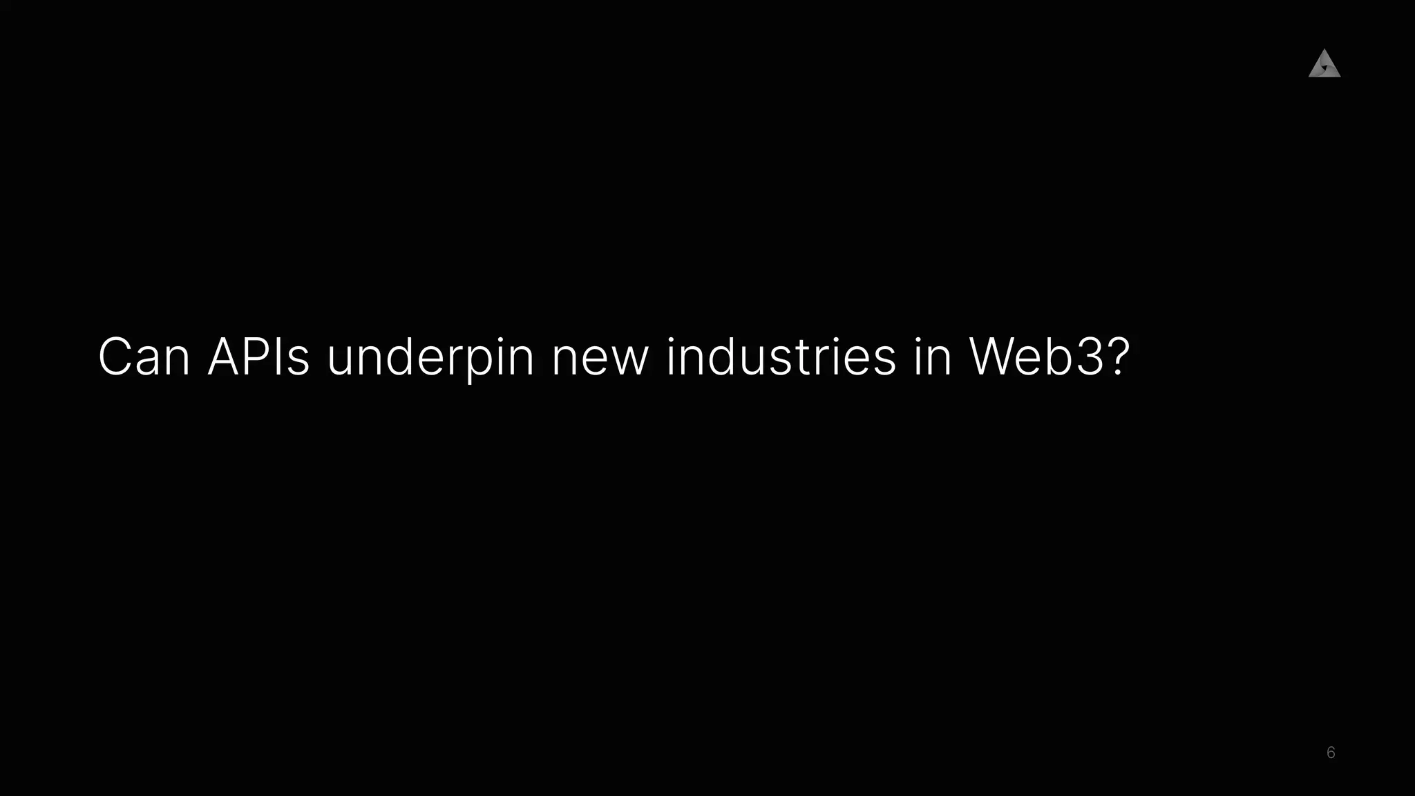 6
Can APIs underpin new industries in Web3?


 
