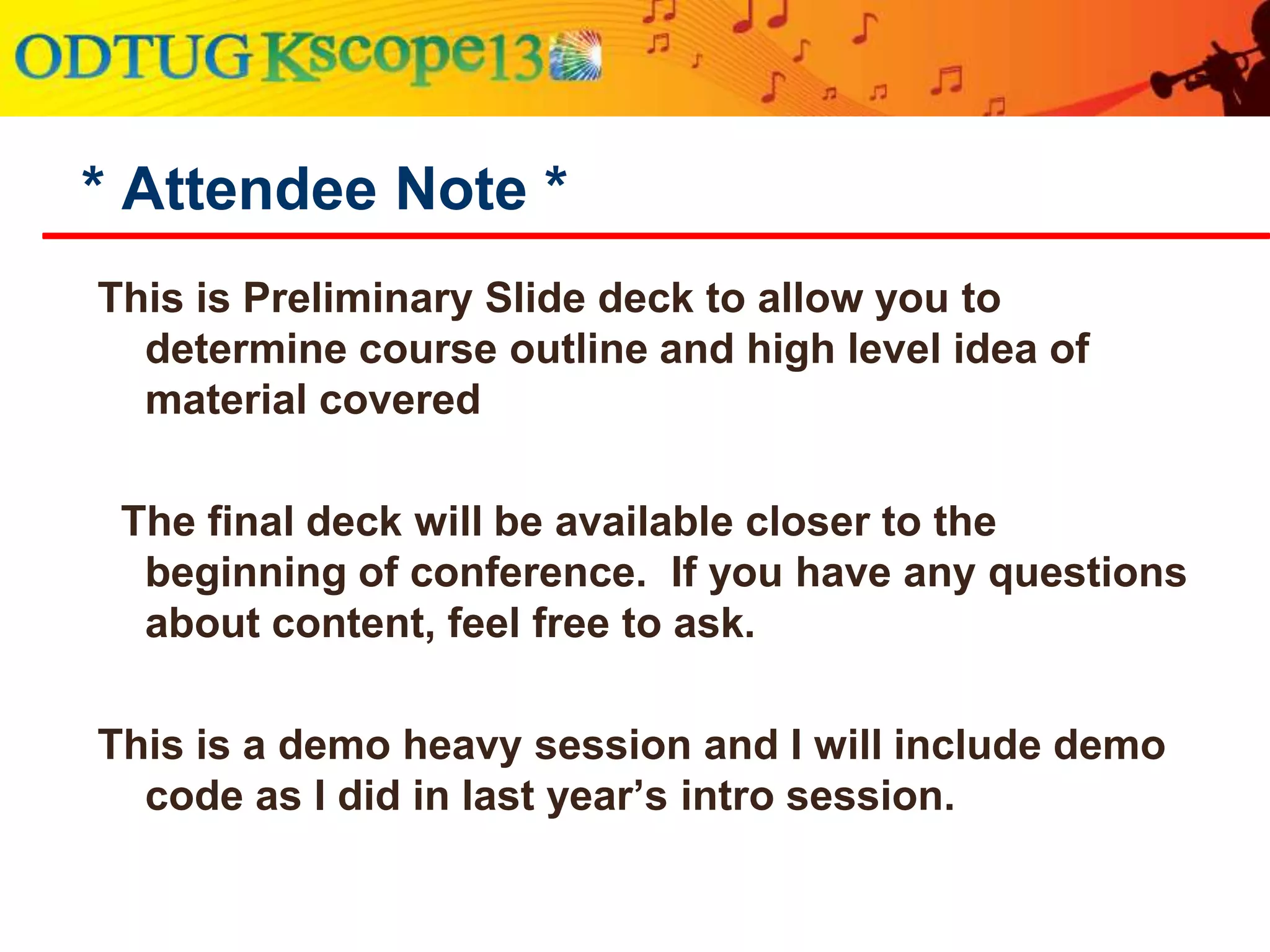  Build a “complete” .NET App for HFM API
● “Brief” HFM API Overview
● Prepare a Development Environment
● Coding your own HFM Client App
● Improving on Client App
● Tips, Tricks, and Warnings
 3rd Party Tools / Projects
 Q & A
Session Objectives / TOC
 