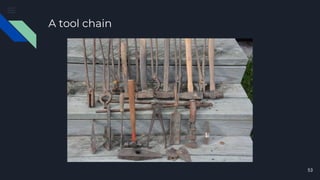 A tool chain
53
 
