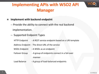 API designing with WSO2 API Manager | PPTX