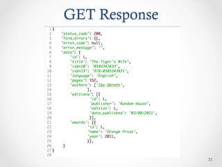 GET Response




               33
 