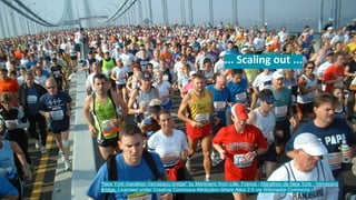 "New York marathon Verrazano bridge" by Martineric from Lille, France - Marathon de New York : Verrazano 
Bridge. Licensed under Creative Commons Attribution-Share Alike 2.0 via Wikimedia Commons - 
 