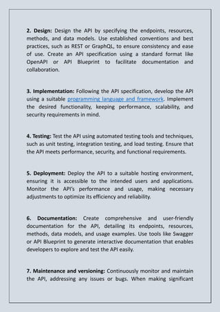 API Development – Complete Guide to Developing Robust APIs | PDF