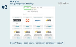 RapidAPI
rapidapi.com
#2
Mashape merged • hand curated marketplace • karma rating • track updates
500 APIs
 