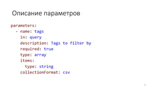 Описание параметров
23
 