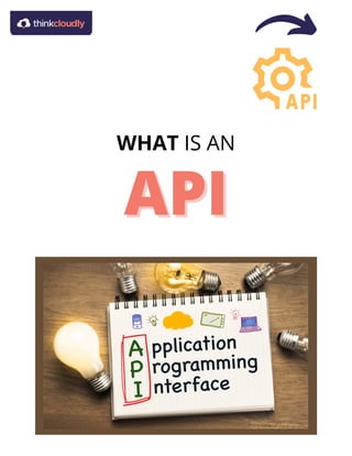 WHAT IS AN
API
API
 