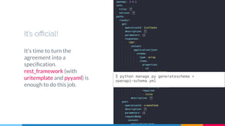API-First Design and Django | PDF