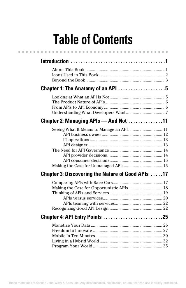 api for dummies