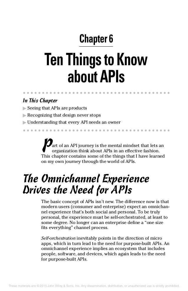 api for dummies