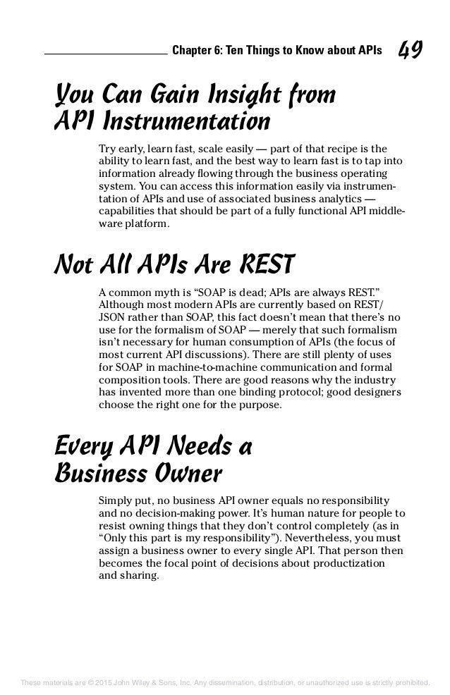 api for dummies