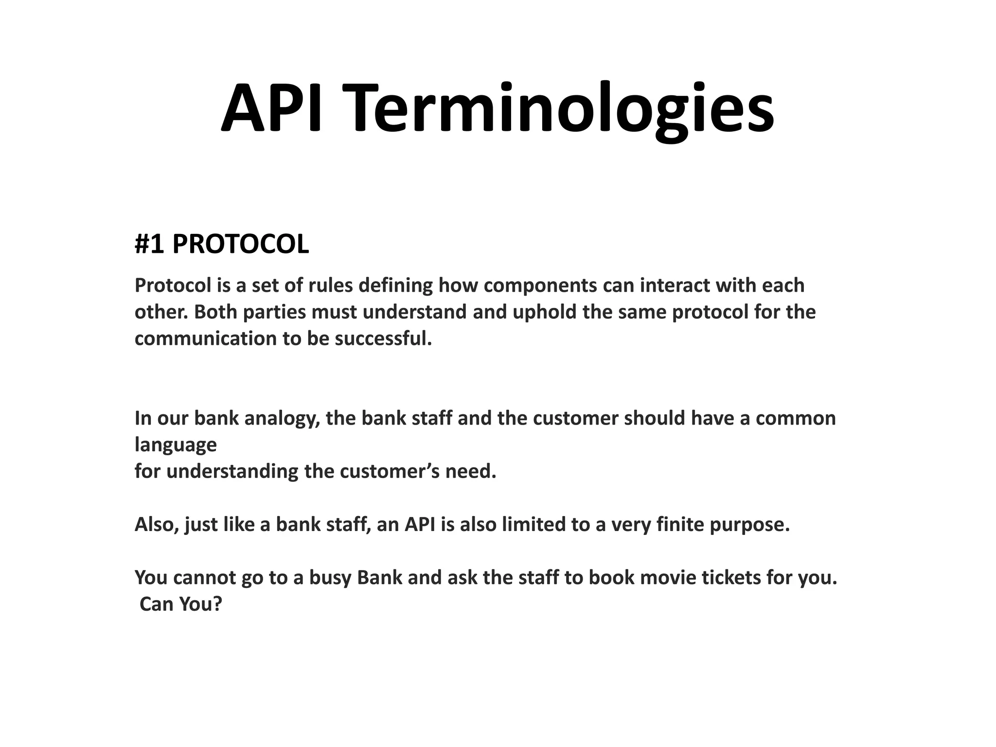 Explaining API For Dummies | PPT