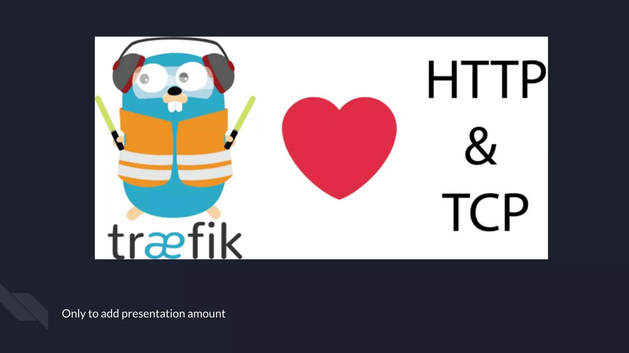 Only to add presentation amount
 