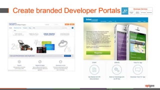 Create branded Developer Portals 
17 
 