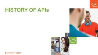 HISTORY OF APIs
 