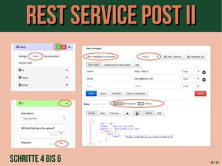 RReesstt SSeerrvviiccee PPoosstt IIII 
Schritte 4 bis 6 25 / 54 
 