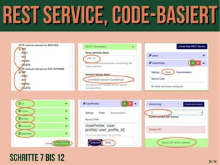 RReesstt SSeerrvviiccee,, CCooddee--bbaassiieerrtt 
Schritte 7 bis 12 36 / 54 
 