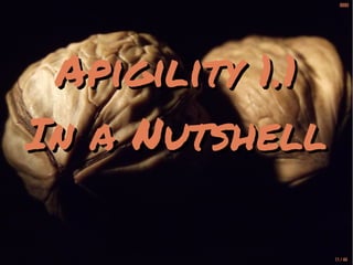 [B06]
Apigility 1.1Apigility 1.1
In a NutshellIn a Nutshell
11 / 44
 