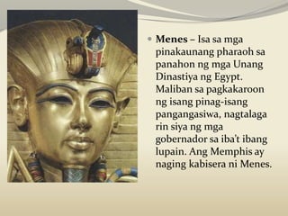 Ang Kabihasnang Egyptian Slide 13