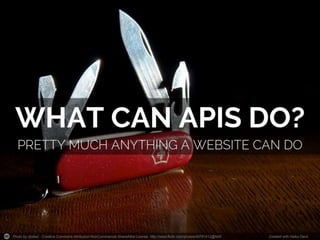 Photo by djwtwo - Creative Commons Attribution-NonCommercial-ShareAlike License http://www.flickr.com/photos/40761412@N00 Created with Haiku Deck 
 