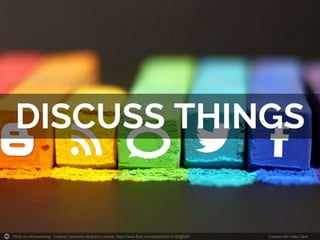 Photo by mkhmarketing - Creative Commons Attribution License https://www.flickr.com/photos/93212162@N08 Created with Haiku Deck 
 