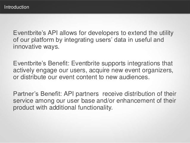 eventbrite api