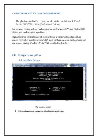 Hotel Management system in C++ | DOCX