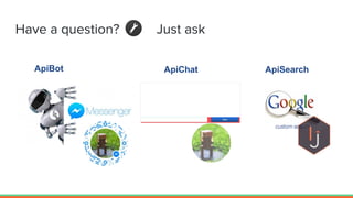 Have a question? Just ask
ApiBot ApiChat ApiSearch
 