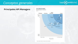 Principales API Managers
Conceptos generales
 