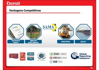 Vantagens Competitivas




                         12
 