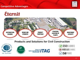 Competitive Advantages




           Products and Solutions for Civil Construction




                                  ...