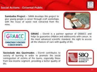 Social Actions - External Public


   Sambaíba Project – SAMA develops this project to
   give young people a career throu...