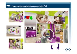 Novo projeto arquitetônico para as lojas PUC
40
 