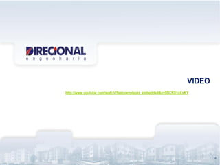 VIDEO
12
http://www.youtube.com/watch?feature=player_embedded&v=9DCK61oXxKY
 