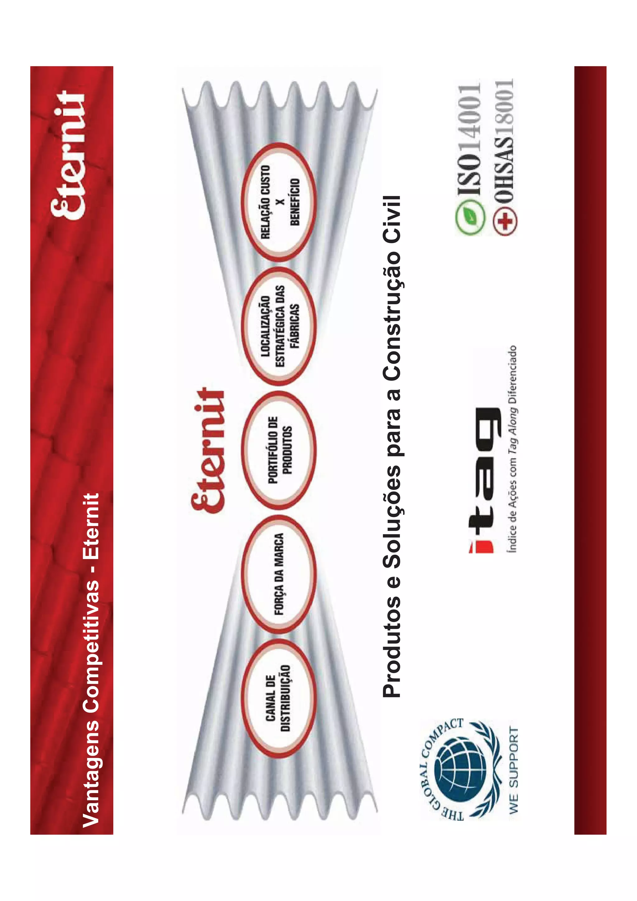 Vantagens Competitivas - Eternit




            Produtos e Soluções para a Construção Civil
 