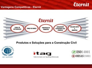 Vantagens Competitivas - Eternit




            Produtos e Soluções para a Construção Civil
 