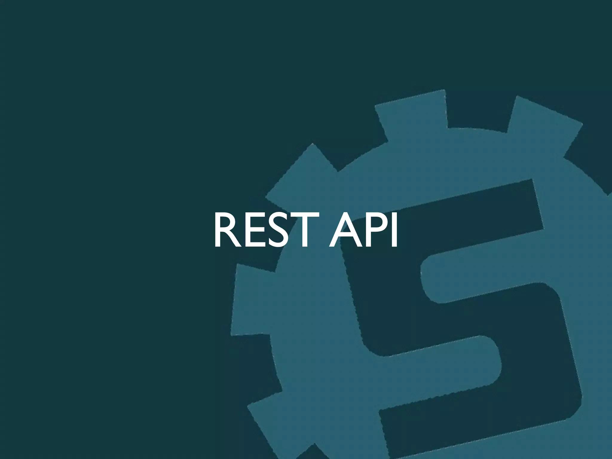 REST API
 