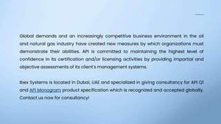 API Monogram consultancy in UAE | PPTX