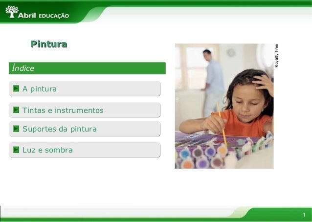 Pintura                          Royalty FreeÍndice  A pintura  Tintas e instrumentos  Suportes da pintura  Luz e sombra  ...