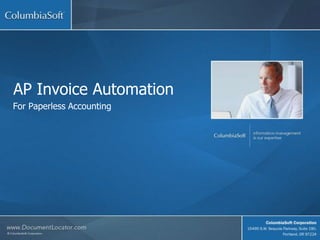 AP Invoice Automation by ColumbiaSoft | PPTX