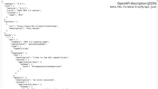 OpenAPI description (JSON)
beta.fmi.fi/data/3/sofp/api.json
 