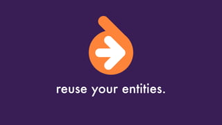 reuse your entities.
 