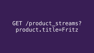 GET /product_streams?
product.title=Fritz
 