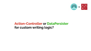 +
Action-Controller or DataPersister


for custom writing logic?
 