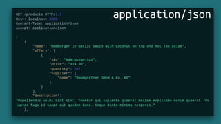 application/json
 