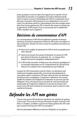 Les API pour les Nuls, Édition limitée IBM14
Ces documents sont protégés par le copyright © 2015 John Wiley  Sons, Inc. To...