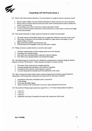 Api practice questions | PDF