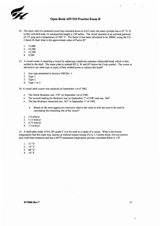 Api practice questions | PDF
